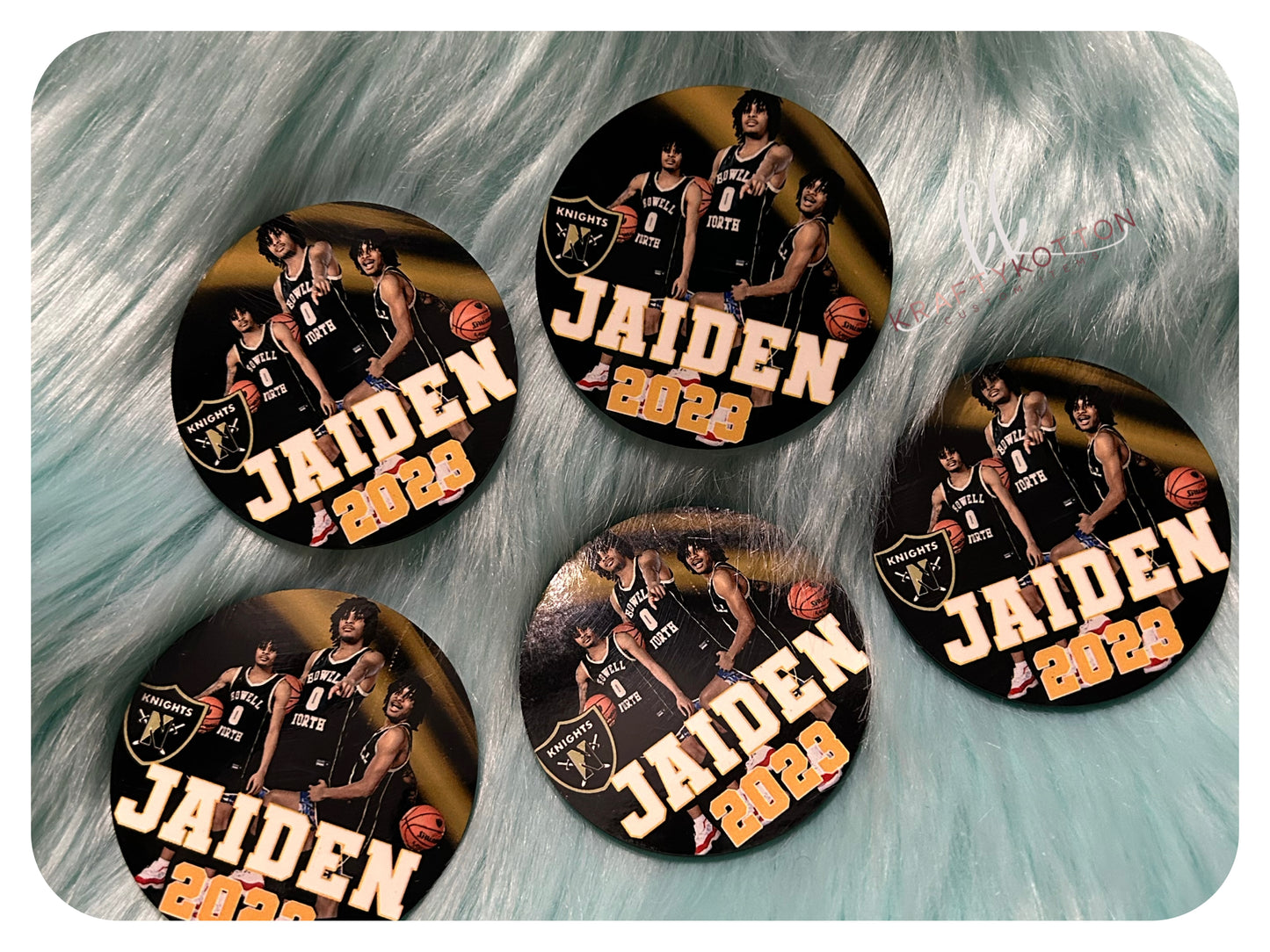 Customized Buttons and Fans