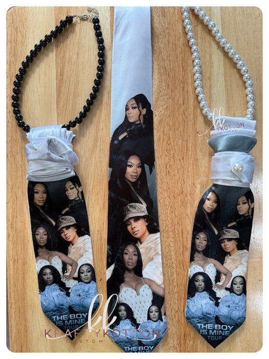 Custom Monica & Brandy Ties