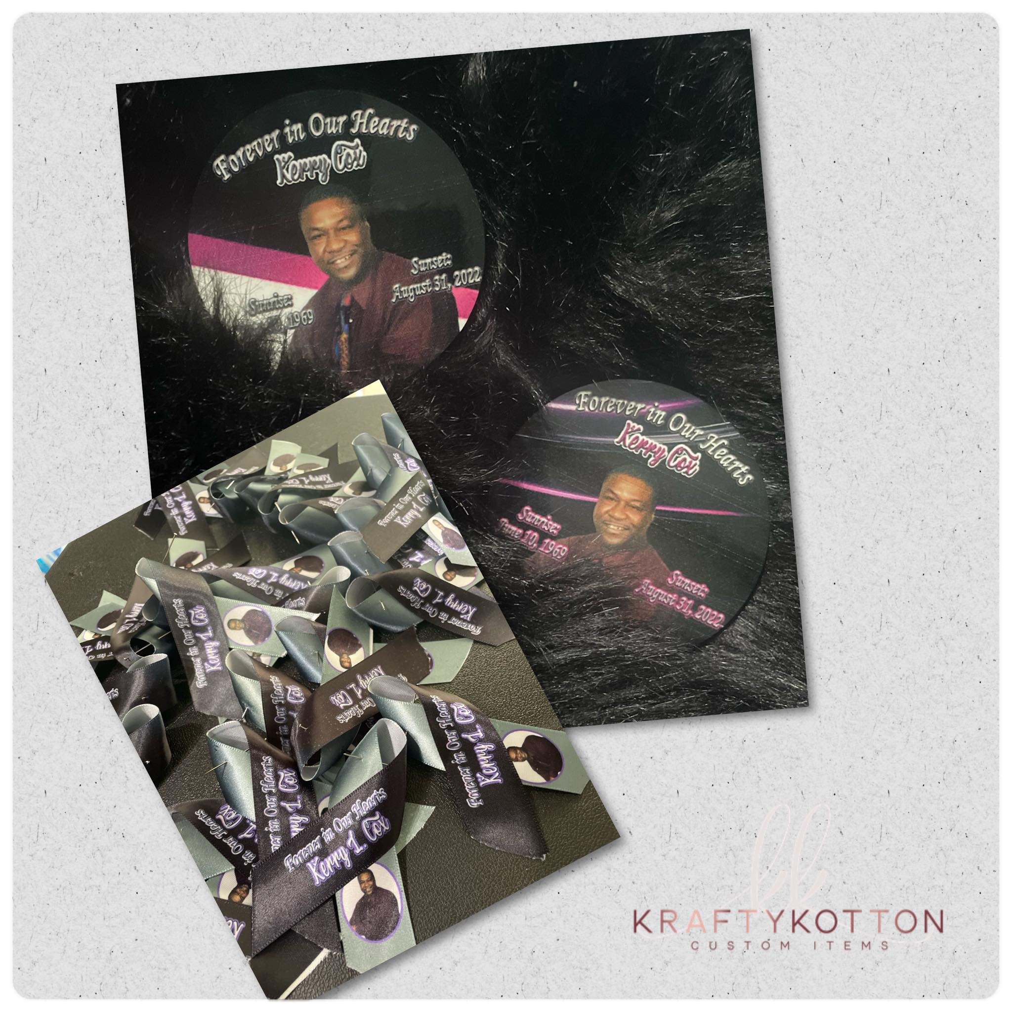 Memorial Buttons and Ribbons – KraftyKotton